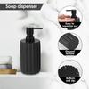 4-in-1 Dish Soap Dispenser Toothbrush Toothpaste Holders Storage Tray Bathroom Kitchen Accessories Hand Soap Dispenser Set
