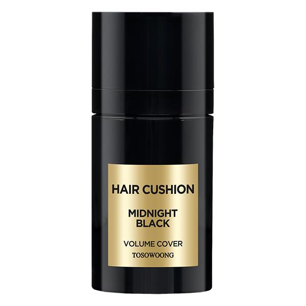 Magic Hair Cushion Black Hair Powder Cover for Crown Scalp Alopecia Areata, Men, Women, Hairline Correction