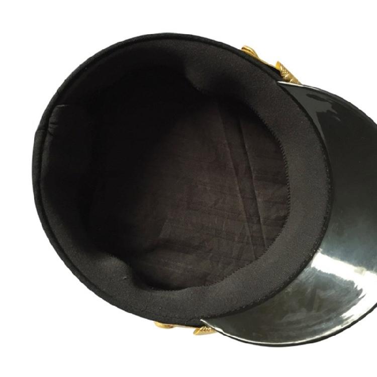 Hut mit breiter Krempe für Erwachsene Türsteher Hotel Kellner Hut Sicherheitsmann Hut Aufführungen