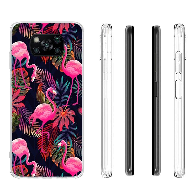Pink Red Flamingo Case Phone Cover for Xiaomi Redmi Note 10 9 9S 8 8T 7 5 Pro Mi 12T 11T 10T 9T 12 11 Lite A3 A2 Trend Fundas Mi