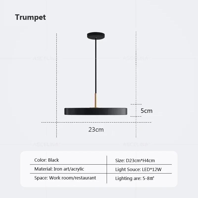 Nordic LED Pendant Light Minimalist Black White Iron Hanging Lamp For Restaurant Living Room Study Bedrooom illumination Fixture