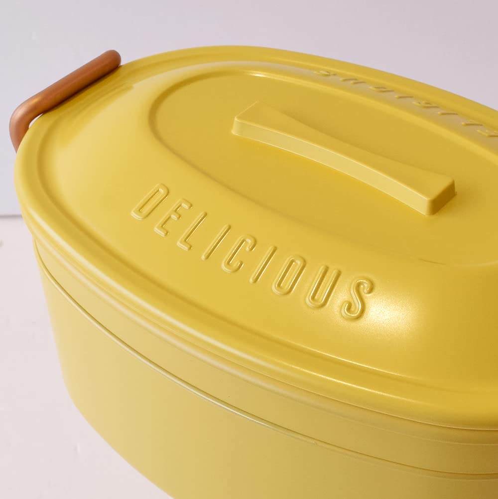 Sabu Coperto Antibacterial Lunch 650mL Tight-Lock Container, 2-Tier, Ivory, (Product Code 363702)