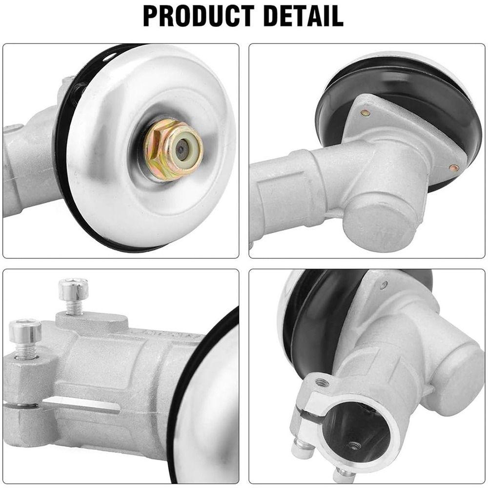 28mm Tube Lawn Mower Working Head Single/Double Instal Hole 9 Teeth Lawn Mower Parts Assembly Accessories Trimmer Gearhead