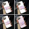 C-A-Cartoon -a-Asamimichan Phone Case For iPhone 11 12 13 14 15 16Pro Max Plus White Sliver Phone Cover