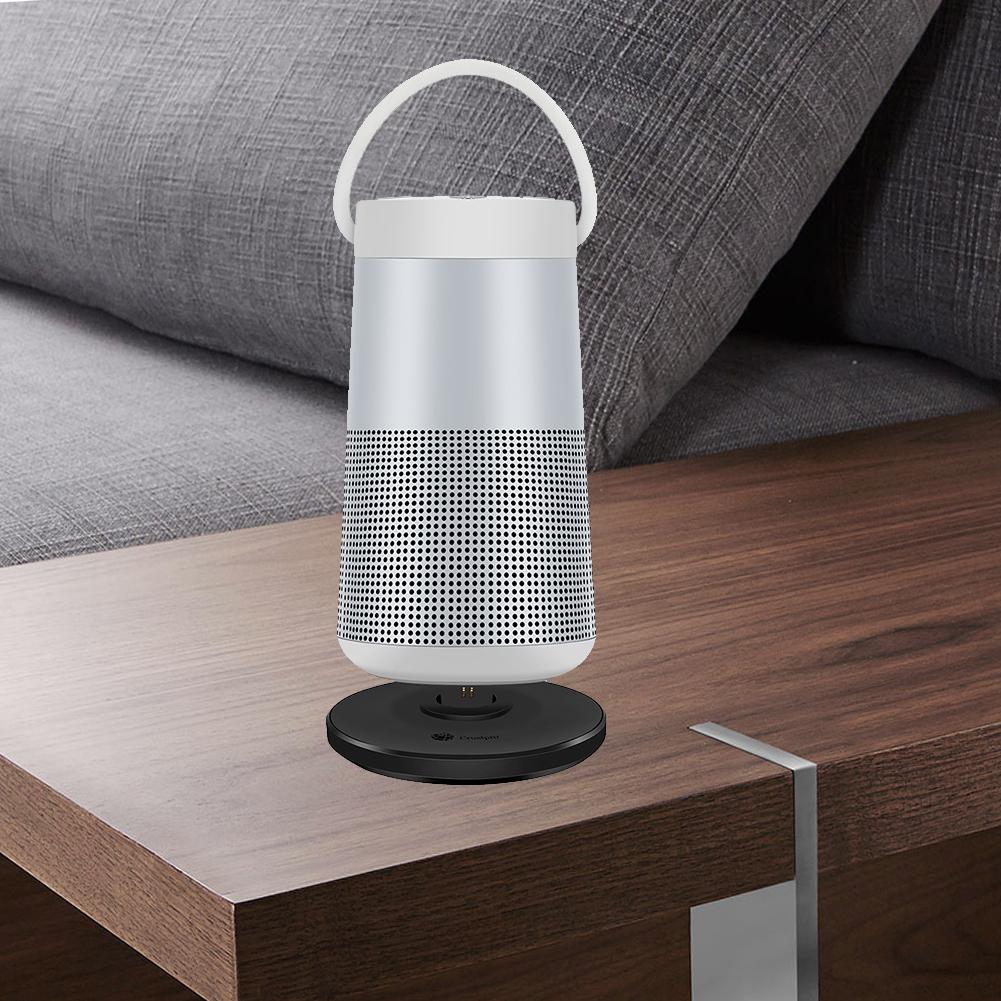 Speaker Charging Base Desktop Charger Base DC 5V 1.5A Micro-B USB Port Over-Current Protection for Bose Soundlink Revolve+