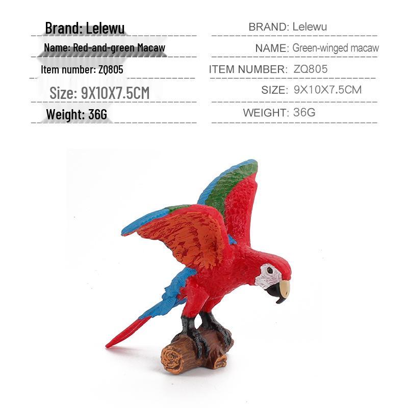 Top-Selling Static Parrot Models: Budgerigar, Macaw & Cockatoo Figurines