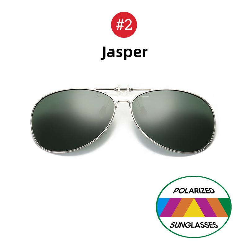 VIVIBEE Oversized Pilot Flip Up Clip On Sunglasses Polarized Men Driving Alloy Frame Big Size Women Aviation Glasses Clips