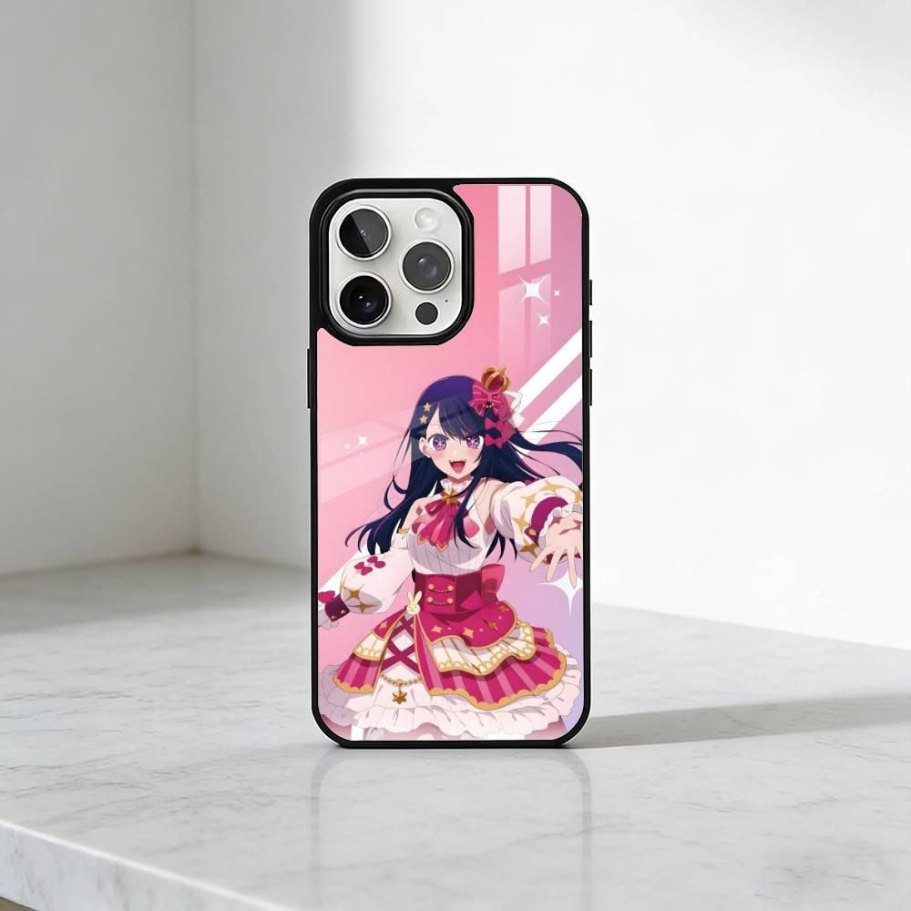 

O-No-K Character A-Ai Hoshino Phone Case For iPhone17,16,15,14,13 Plus,Pro Max Magnetic For Magsafe Wireless Charging iPhone12PRO