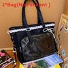 Sweet Transparent Tote Bag With Polyester Material For Daily Use