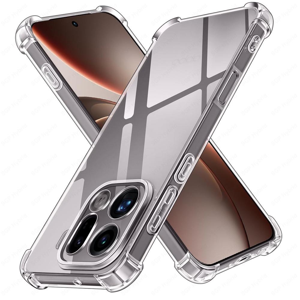 

Shockproof Armor Case For OPPO Find X9 Pro OPPOFindX9 FindX9Pro X9Pro X 9 5G Global Clear Silicone Phone Cover Transparent Funda For Find X9 5G прозорий