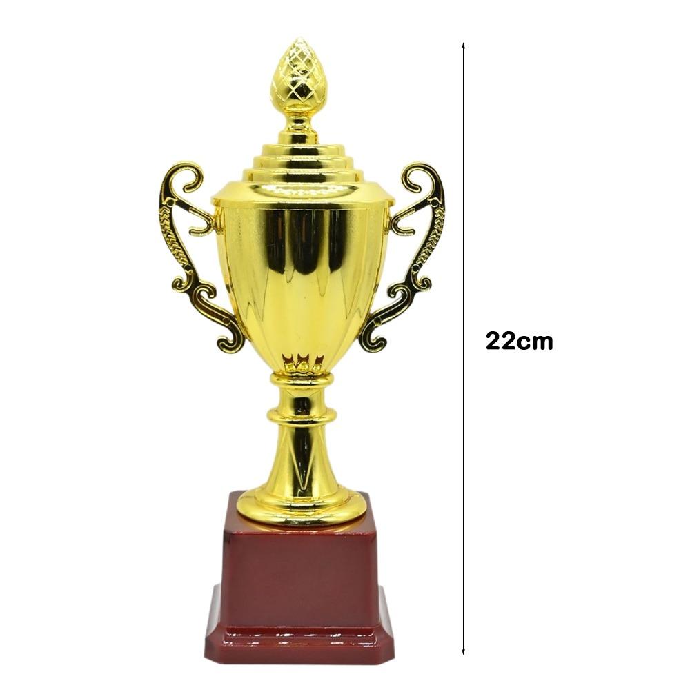 

New Multiple Trophies Gold Color Medals Trophy Plastic Souvenir for Team Competition