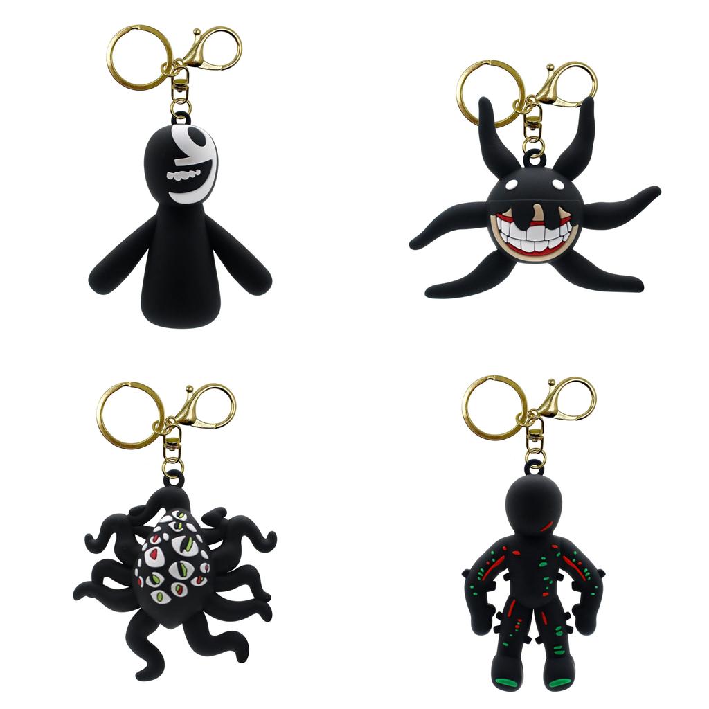 Haoan Doors Roblox Figure Keychain Pendant For Your Bag Or Keys Spooky And Cute Pvc Soft Rubber Material!