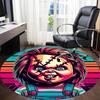 1pc Chucky Doll, Horror Chair Carpet for Office Non Slip, Machine Washable Rug for Office, Room Holiday Decor for Christmas, Birthday Polyester