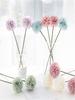 6Pcs Artificial Ball, Chrysanthemum, Embroidered Ball, Wedding Decoration, Home Vase, Decoration, Dining, Living Room, Bedroom,