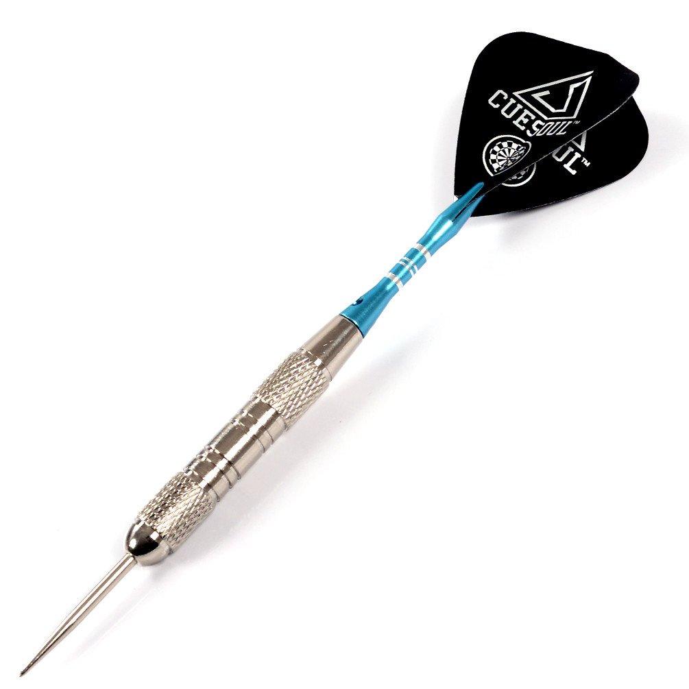 CUESOUL 20 Gram Steel Tip Brass Barrel Nickle Planting Darts Set STBS003