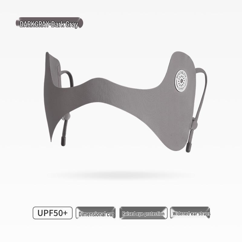 Seamless Butterfly Mask: Women's 24x Sun Protection with Breathable Ice Silk & UV Shield for Eye Corners & Nose