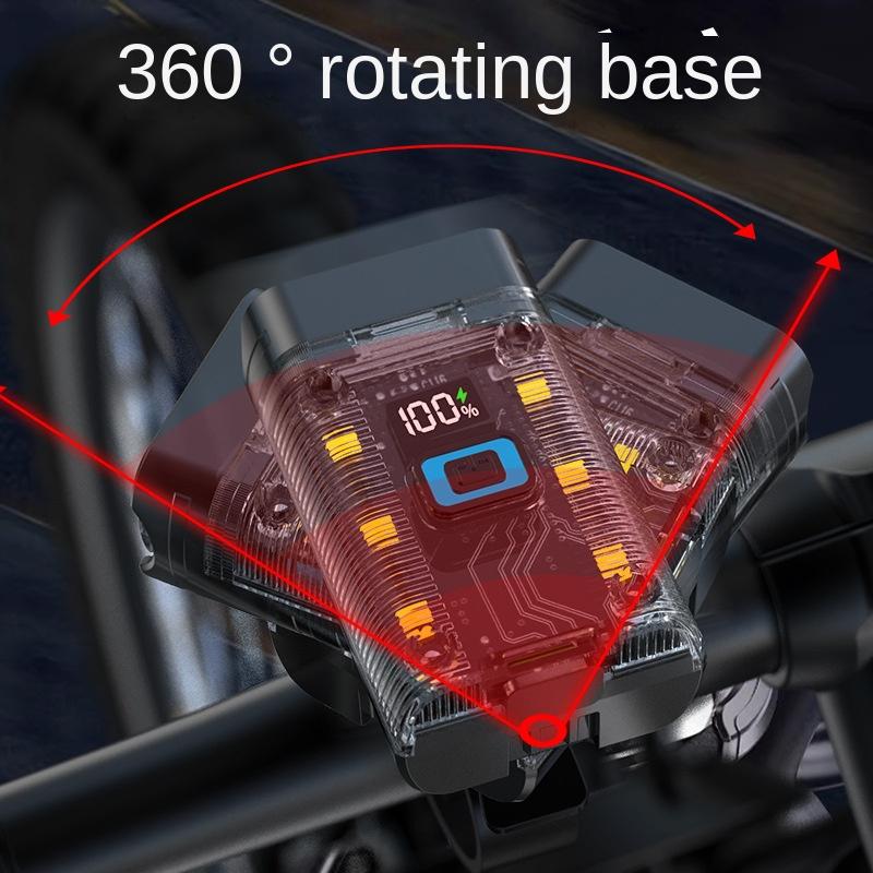 Bike Handlebar Flashlight USB Rechargeable MTB Mountain Bicycle Lamp 350LM Bike Headlight Flashlight 1200mAhRiding equipment