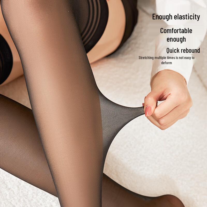Baonas Women's 15D Ultra-Thin Thigh-High Stockings