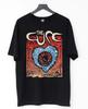 Maglietta The Cure, Vintage 1992 The Cure Wish Tour T-shirt Nera Rock Band MC012345
