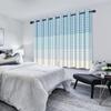 2Pcs Window Curtains Modern Style Simple Plaid Pattern Blackout Drapes Bedroom Living Room Drakening Thermal Insulation Curtain
