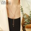 Necklace Titanium Steel No Fading Fashion Temperament Wild Ins Snake Chain Women's Simple Stainless Steel Long Sweater Chain