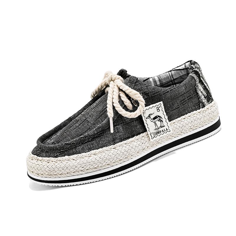 Мужская обувь Летние повседневные парусиновые кроссовки для рыбалки Модные уличные туфли — фото 8