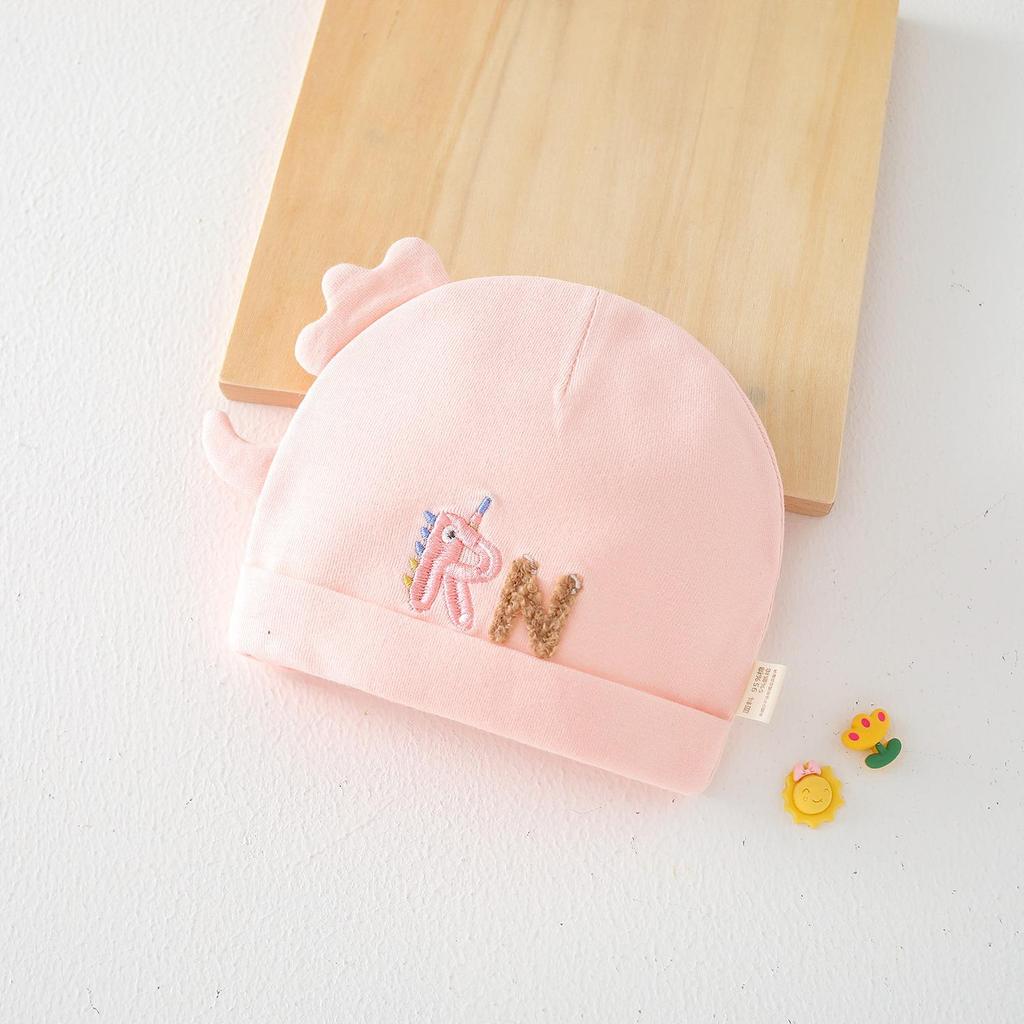Pure Cotton Double Layer Newborn Hat for 0-3 Months, Suitable for Autumn/Winter
