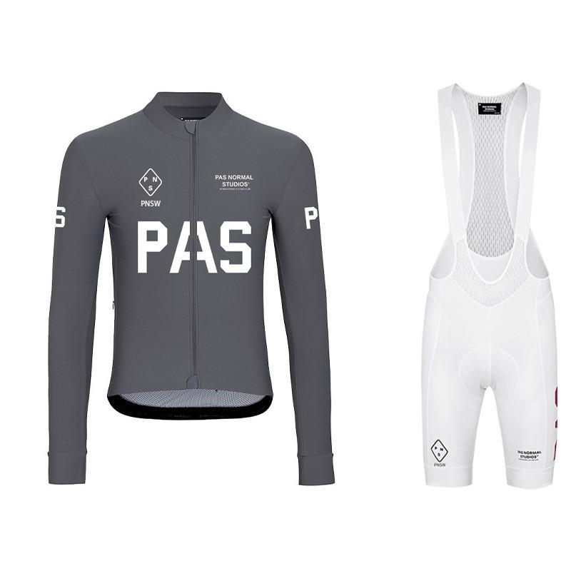 Men Women Cycling Jersey Set Breathable Quick Dry Long Sleeve Mountain Bike Apparel
