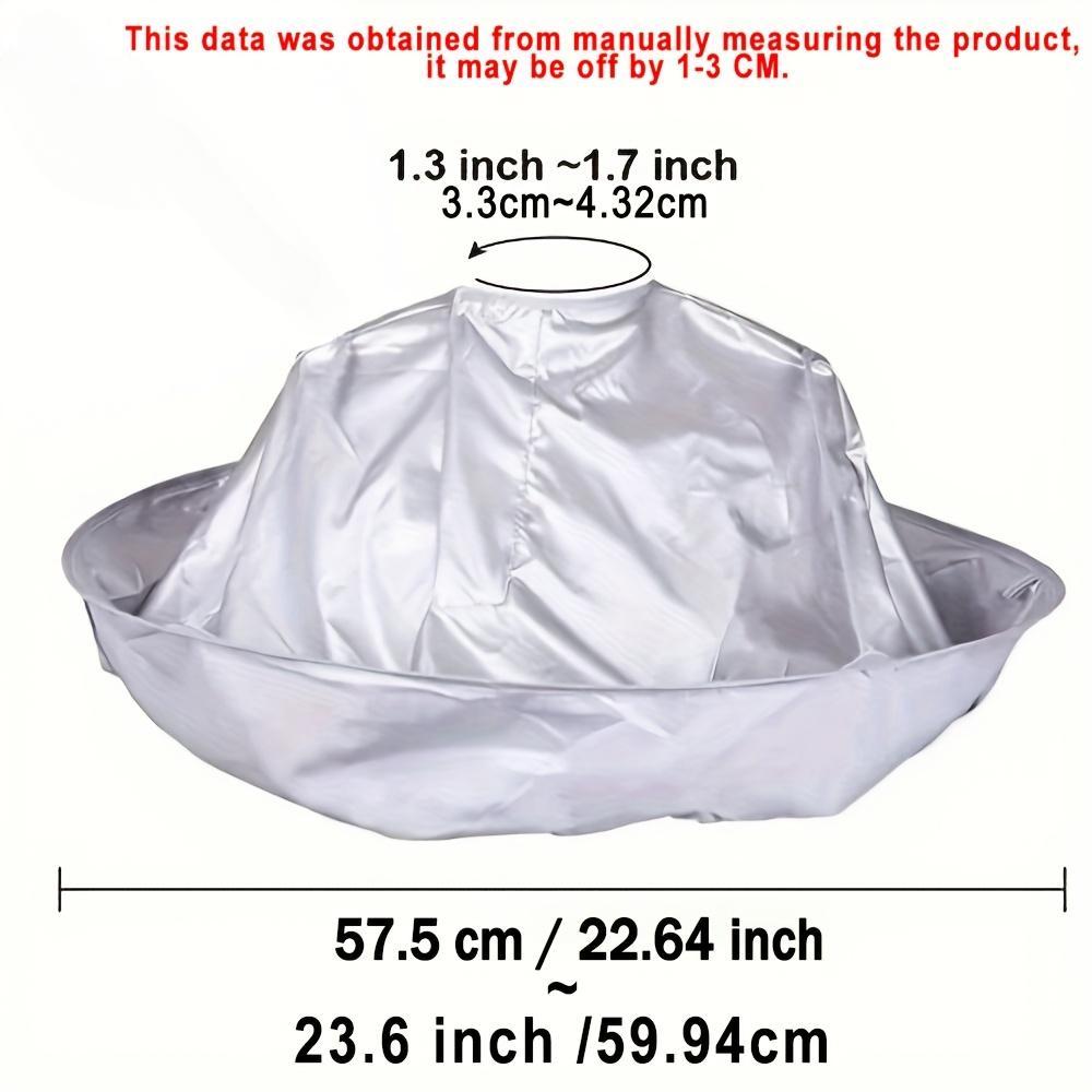 Adjustable Foldable Haircut Cape Umbrella - Hair Cloak Cape Barber Cape with Black Comb - for Adults Women & Men, Salon and Home Use