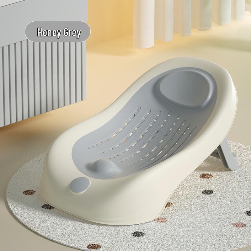 Newborn Reclining Baby Bath Net - Shower Seat with Mesh Fabric