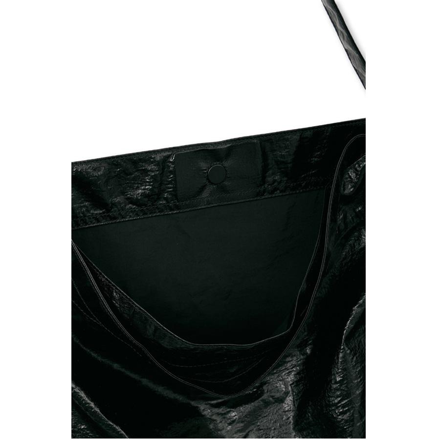 [Matin Kim] GLOSSY LIGHT TWO WAY BAG - 2 Colors (Ivory / Black)
