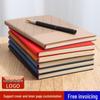 Twill Notebook Gift Set: Custom Logo, Soft Leather Diary for Business