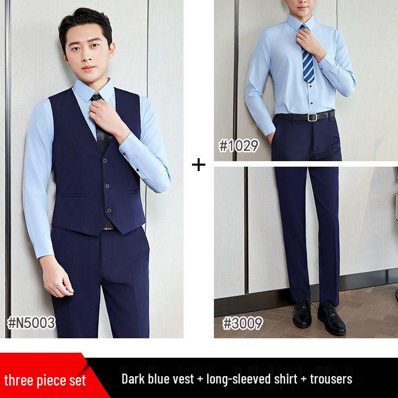 Women's Formal Vest Set 2024: Two-Piece Professional Workwear Suit for Spring and Autumn