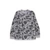 Bape Сотовая Камуфляжная Футболка с Длинным Рукавом 0ZXLTM111004K