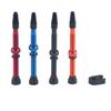 Tubeless Cycling Air Nozzles for Tire Service Tasks, Tubeless Tire Nozzle Cap Pair with Sealing Base and Compacts Tool Included
