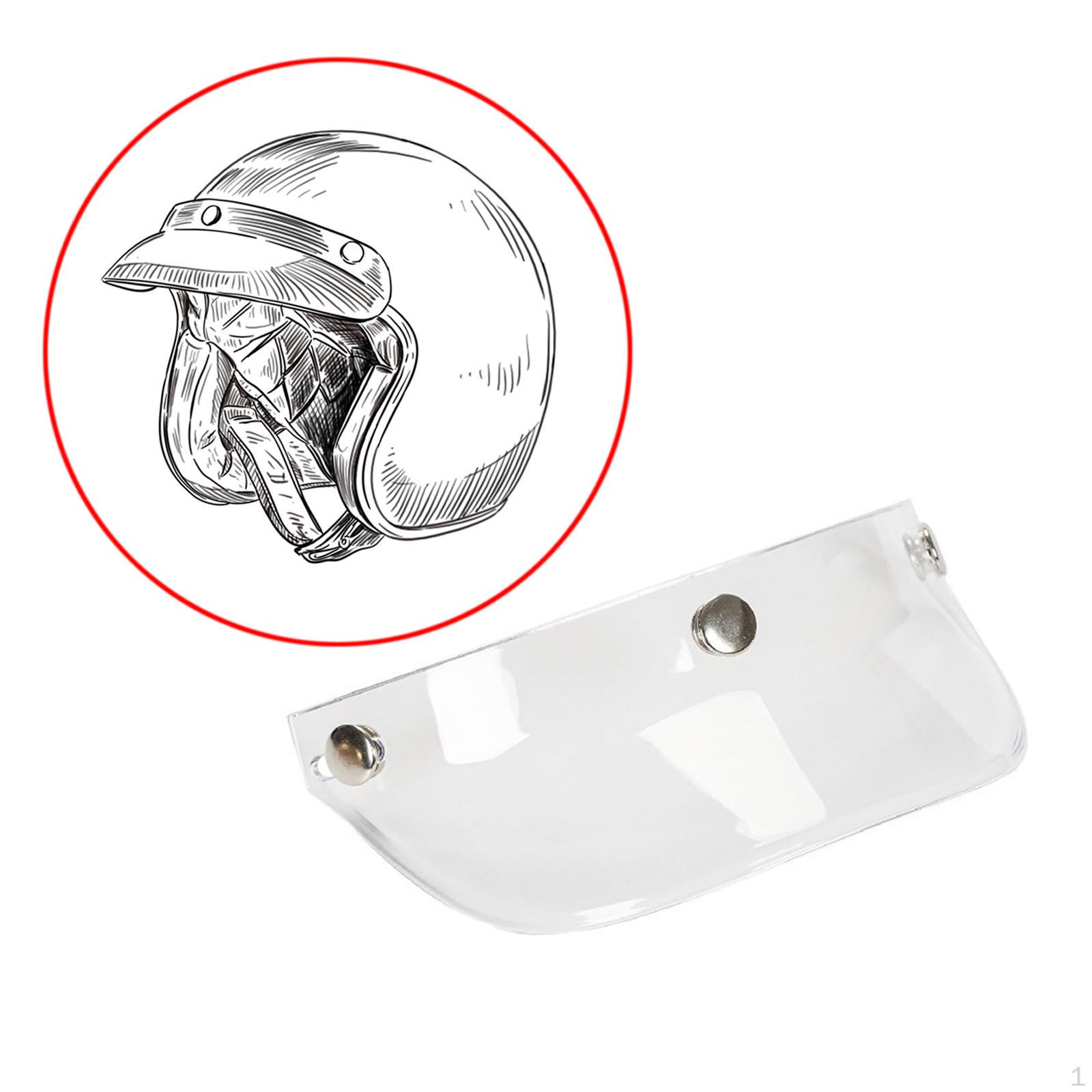 

Козирок для напівшоломів, 3 кнопки, сонцезахисна кришка чистий