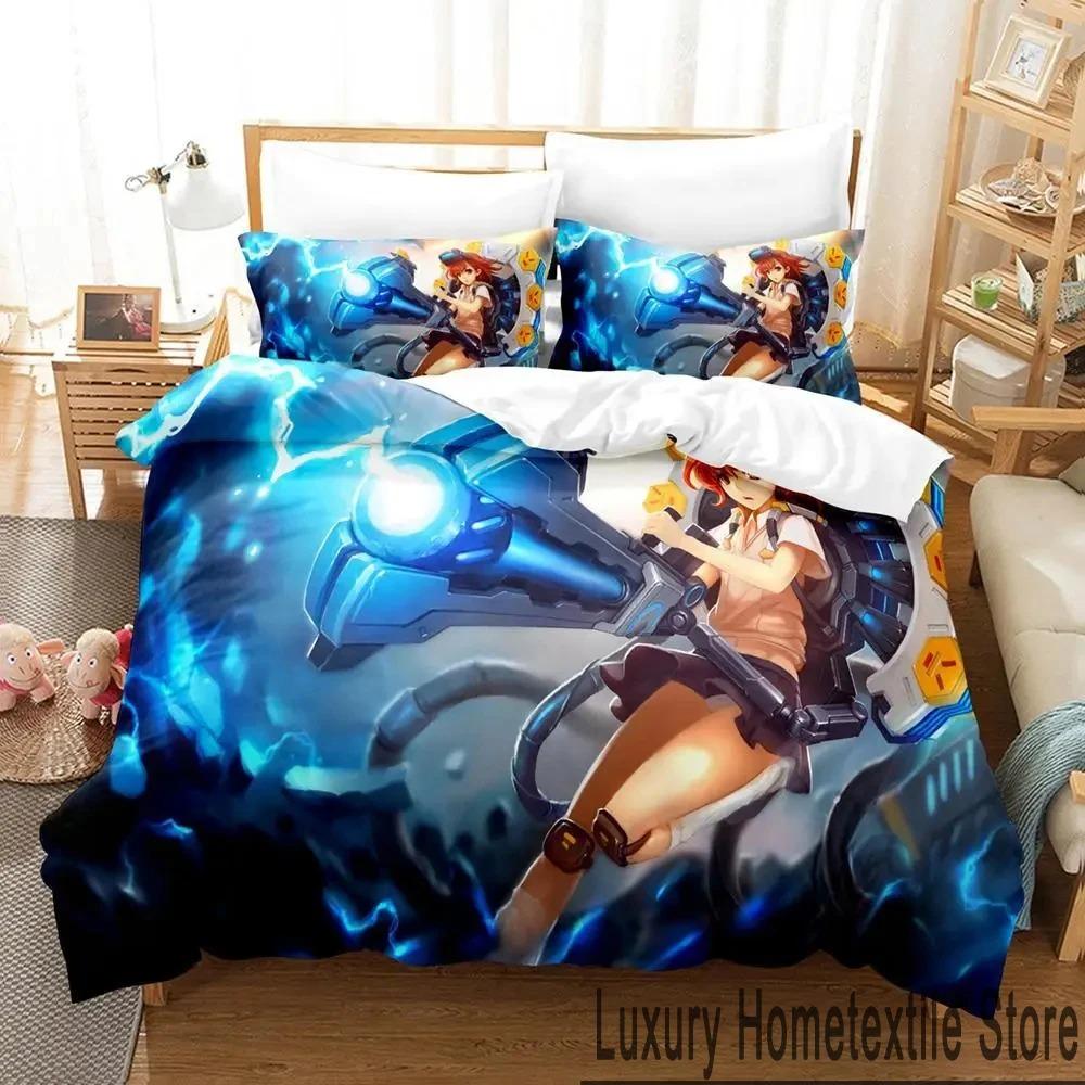 Misaka Mikoto A Certain Magical Index Railgun Bettwäscheset Jungen Mädchen Twin Queen King Size Bettbezug Kissenbezug Bett Jungen Erwachsene
