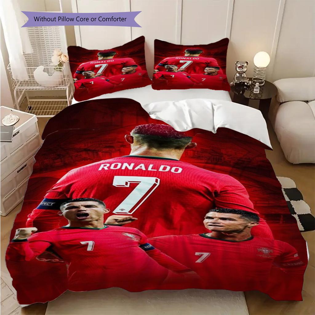 Biancheria da letto Legacy di Ronaldo (1 * copripiumino + 2 * federa, senza nucleo) Copripiumino e federa morbidi e confortevoli Regalo di Natale per compleanno