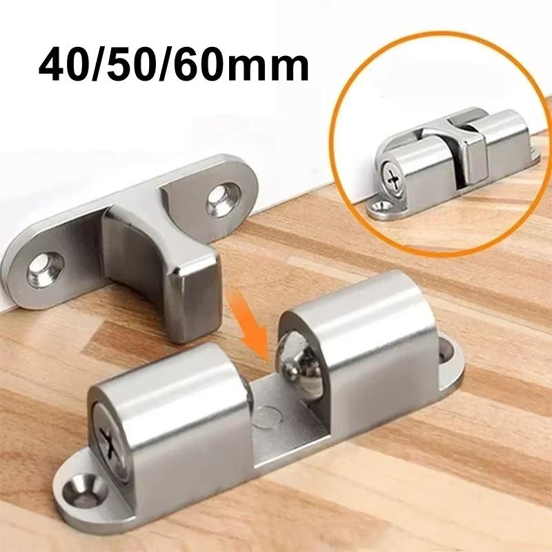 Double Ball Spring Cabinet Lock Adjustable Tension Door Latch Buckle Heavy Duty for Closet Drawer Kitchen Bathroom Furniture