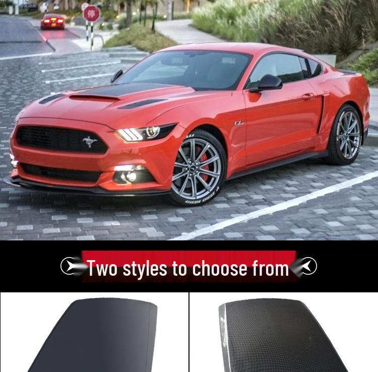 Carbon Fiber Hood Panel for 15-17 Ford Mustang Roush Modification