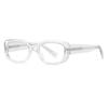 Trendy women's magnifying glasses 2025 Small Rectangle Clear Glasses Spring hinge Presbyopia Eyeglasses TR90 Black Reading Glass