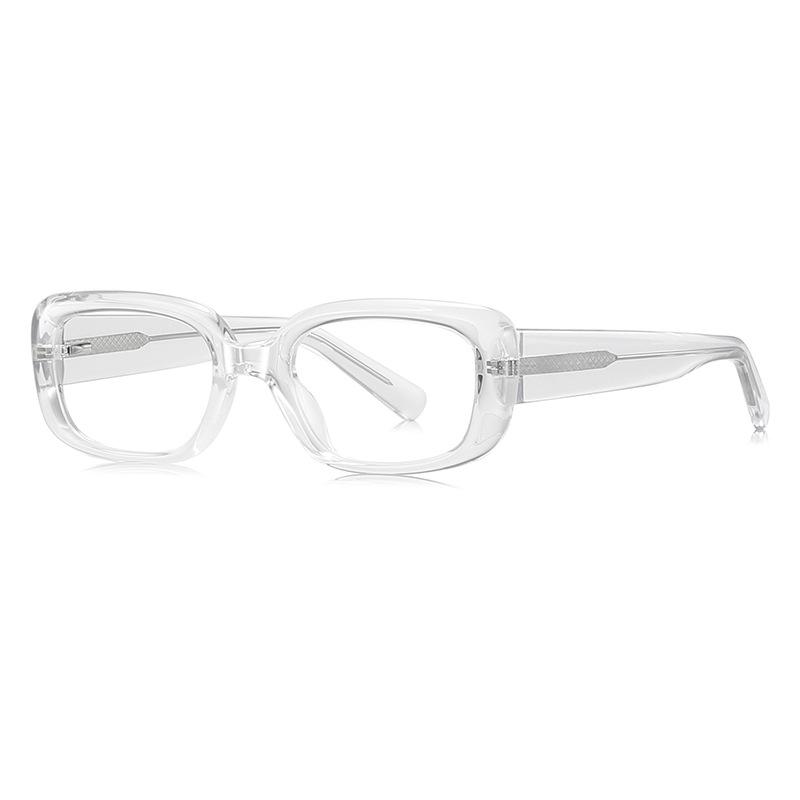 Trendy women's magnifying glasses 2025 Small Rectangle Clear Glasses Spring hinge Presbyopia Eyeglasses TR90 Black Reading Glass