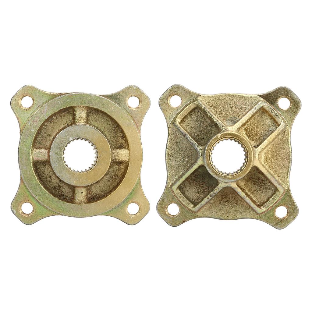 1 Pair 4 Stud 24T Spline Rear Axle Wheel Hubs 25mm for 125cc 150cc 200cc Go Kart ATV Quad