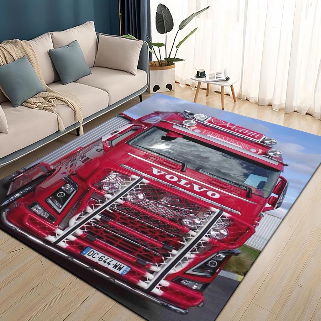 27 Style New Volvo Cargo Trucks Lorry Car Motorcycle Rug Carpet for Living Room Bedroom Home Decor,kid Non-slip for Sofa Doormat