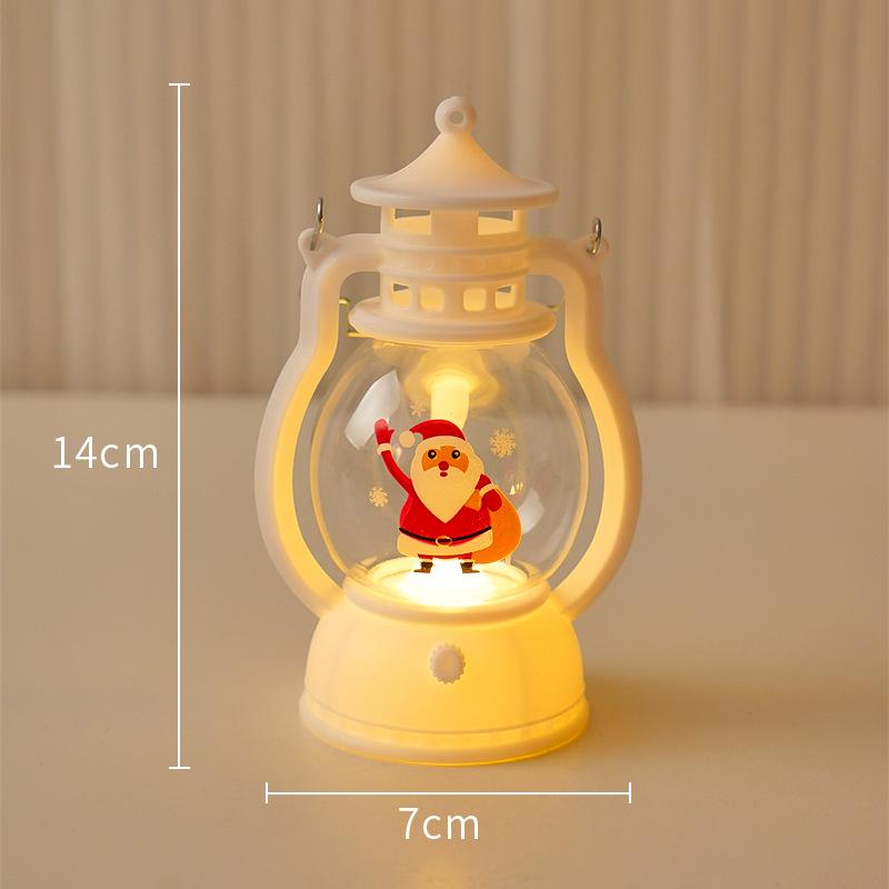 Retro LED Kerosene Lamp Candle Light - Handheld Holiday Decoration and Creative Atmosphere Ornament.