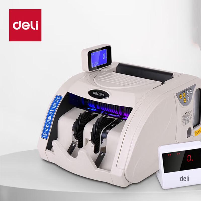Портативный детектор банкнот Deli 3920S, штепсель CN (адаптер в комплекте)