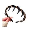 Women Headband Sparkling Rhinestones Decor Anti-slip Teeth Hair Hoop Versatile