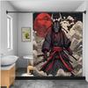 Japanese samurai devil Shower Curtain Waterproof Polyester Fabric Paint Bath Curtains Home Bathroom Decor Curtain With Hook