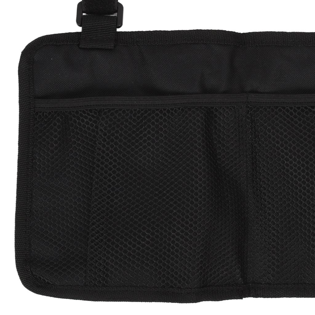 Wheelchair Side Bag Multi Pocket Waterproof Lightweight Compatible Walker Bag with Reflective Strip