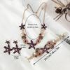 Themed 4 Piece Shell Necklace Collection Sensitive Skin Friendly Alloy Jewelry For Summer Vacation